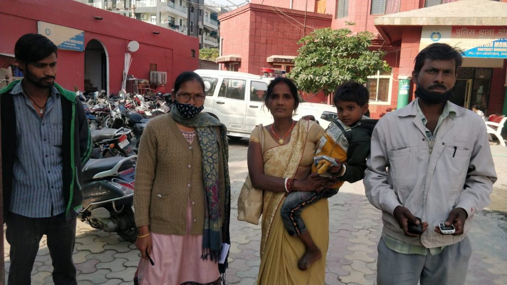 10-year-old boy reunited with family in Mohan Garden area