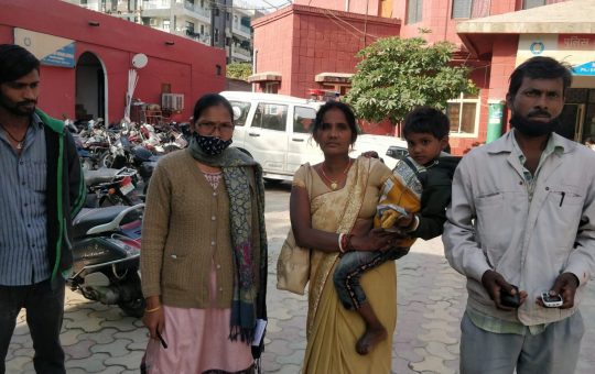 10-year-old boy reunited with family in Mohan Garden area