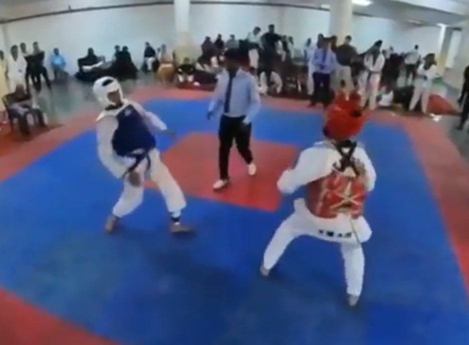 Trilokpuri Govt School boy wins a Gold at Taekwondo Championship
