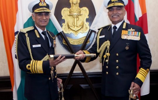 Admiral R. Hari Kumar assumes charge of Indian Navy Chief