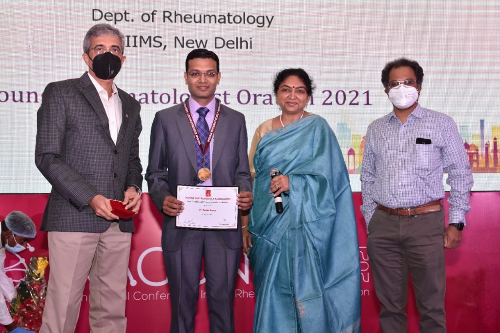 Delhi AIIMS' Dr Ranjan Gupta conferred top Rheumatologist Award