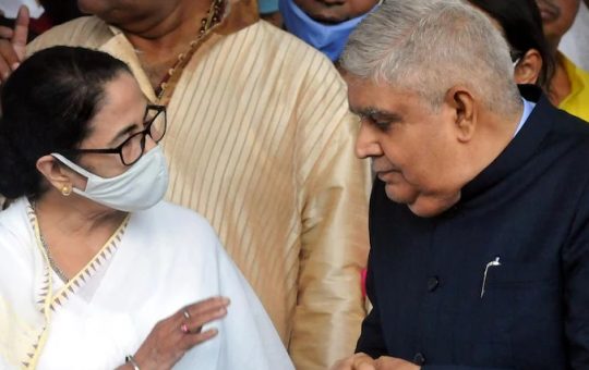 Bengal CM Mamata blocks Guv Dhankar’s Twitter account