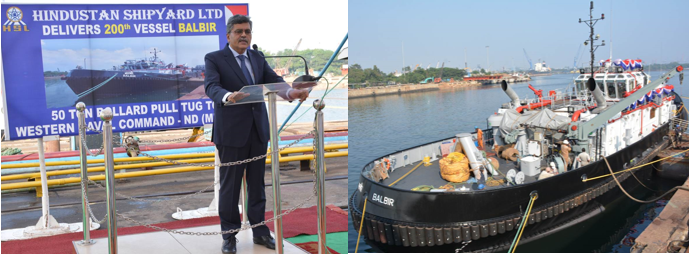Hindustan Shipyard Ltd. delivers 200th vessel “Balbir”
