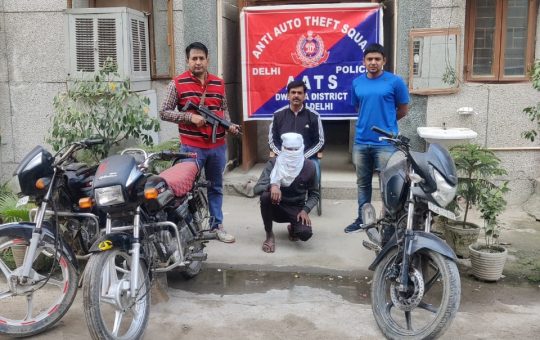 One held by Dwarka Police for selling spare-parts of stolen motorcycles