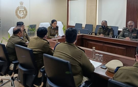 New Gurugram CP Kala Ramachandran holds “introductory meet” with senior cops