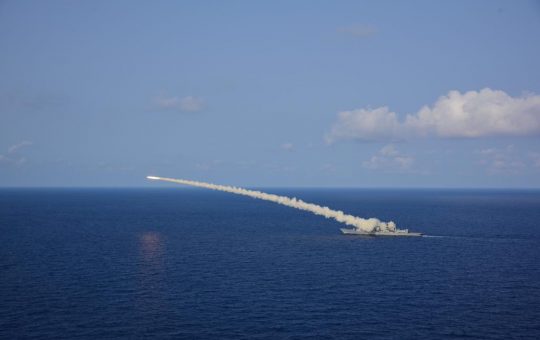 Indian Navy test fires BrahMos missile demonstrating long-range strike capability