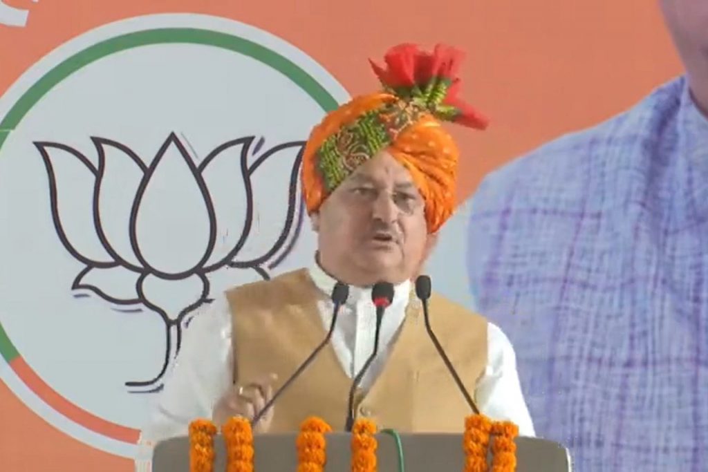 BJP president Nadda inaugurates party’s new district office in Gurugram