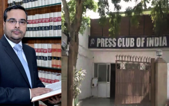 Court slaps a fine of Rs 12,000 on Press Club of India lawyer Imran Ali